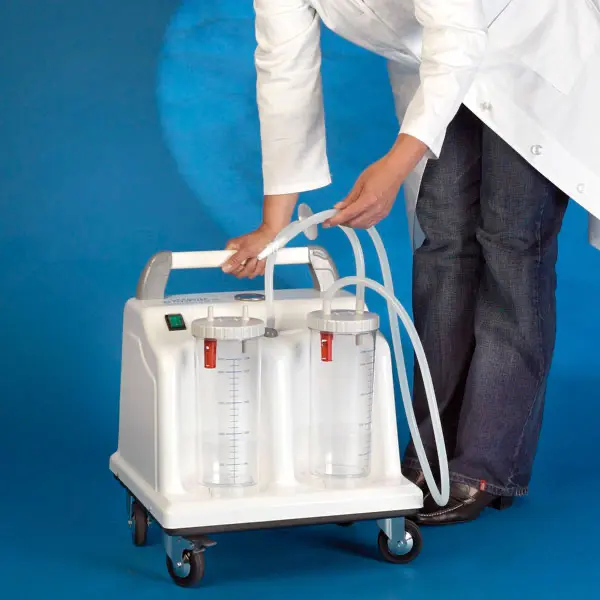 New Hospivac 350 Chirurgiesauger Hospivac 350 - Profi mit Fußschalter und 2 umschaltbaren Saugbehältern à 4 Liter