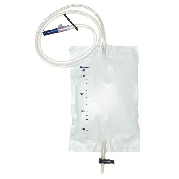 DCT Urine bag 2 litres sterile, with puncture chamber 